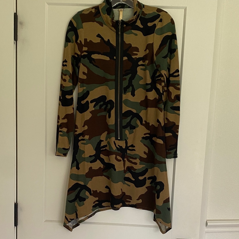 Uncle Frank Camo Tunic/Dress XS